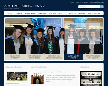 Education Website Templates Free Download